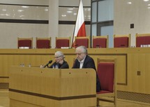 prof. Jadwiga Staniszkis i Prezes TK prof. Andrzej Rzepliński