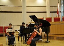 Prof. Zbigniew Pełczyński i Prezes TK dr Bohdan Zdziennicki.
Trio fortepianowe, prof. Zbigniew Pełczyński i Prezes TK dr Bohdan Zdziennicki.
Trio fortepianowe.
Trio fortepianowe, prof. Zbigniew Pełczyński i Prezes TK dr Bohdan Zdziennicki.
Uczestnicy spotkania.
Prof. Zbigniew Pełczyński i Prezes TK dr Bohdan Zdziennicki.
Prof. Zbigniew Pełczyński.