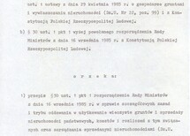 30 lat TK
Zarządzenie o wyznaczeniu składu orzekającego
Sędzia TK Remigiusz Orzechowski, Sędzia TK Kazimierz Działocha – przewodniczący, Sędzia TK Stanisław Pawela – sprawozdawca oraz protokolanci: Jerzy Porowski i Ewa Popławska-Kośla
Sentencja orzeczenia z 28 maja 1986 roku 
Sentencja orzeczenia z 28 maja 1986 roku
Sentencja orzeczenia z 28 maja 1986 roku
Sentencja orzeczenia z 28 maja 1986 roku