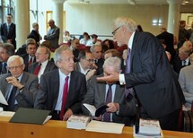 Prezes Izby Karnej Sądu Najwyższego Lech Paprzycki i Prezes TK Bohdan Zdziennicki.
Uczestnicy konferencji.
Uczestnicy konferencji.
I Prezes Sądu Najwyższego prof. Lech Gardocki i Prokurator Generalny Andrzej Seremet.
Uczestnicy konferencji.
Uczestnicy konferencji.
I Prezes Sądu Najwyższego prof. Lech Gardocki i Zastępca Rzecznika Praw Obywatelskich Stanisław Trociuk.
Sędzia TK prof. Ewa Łętowska, I Prezes SN prof. Lech Gardocki i Zastępca RPO Stanisław Trociuk.
Sędzia TK prof. Ewa Łętowska, I Prezes SN prof. Lech Gardocki i Zastępca RPO Stanisław Trociuk.
Uczestnicy konferencji.
Uczestnicy konferencji.
Przewodniczący Państwowej Komisji Wyborczej Stefan J. Jaworski, I Prezes SN prof. Lech Gardocki i Zastępca RPO Stanisław Trociuk.
Sędzia TK w stanie spoczynku prof. Kazimierz Działocha, Wiceprezes NSA prof. Janusz Trzciński, sędzia TK w stanie spoczynku Jerzy Stępień i sędzia Trybunału Sprawiedliwości Wspólnot Europejskich prof. Marek Safjan.
Prezes TK dr Bohdan Zdziennicki i Wiceprezes TK prof. Marek Mazurkiewicz.
Uczestnicy konferencji.
Uczestnicy konferencji.
Uczestnicy konferencji.
Prezes TK dr Bohdan Zdziennicki.
Uczestnicy konferencji.
Uczestnicy konferencji.
Uczestnicy konferencji.
Uczestnicy konferencji.
Powitanie gości przez Prezesa TK dr Bohdana Zdziennickiego.
Powitanie gości przez Prezesa TK dr Bohdana Zdziennickiego.
Wiceprezes TK prof. Marek Mazurkiewicz i Prezes TK dr Bohdan Zdziennicki.
Przemawia Wiceprezes TK prof. Marek Mazurkiewicz.
Wystąpienie sędziego TK w stanie spoczynku prof. Kazimierza Działochy.
Wiceprezes TK prof. Marek Mazurkiewicz i Prezes TK dr Bohdan Zdziennicki.
Przemawia sędzia TK w stanie spoczynku prof. Andrzej Zoll.
Wiceprezes TK prof. Marek Mazurkiewicz i Prezes TK dr Bohdan Zdziennicki.