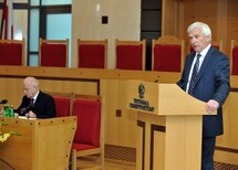 Prezes Izby Karnej Sądu Najwyższego Lech Paprzycki i Prezes TK Bohdan Zdziennicki.
Uczestnicy konferencji.
Uczestnicy konferencji.
I Prezes Sądu Najwyższego prof. Lech Gardocki i Prokurator Generalny Andrzej Seremet.
Uczestnicy konferencji.
Uczestnicy konferencji.
I Prezes Sądu Najwyższego prof. Lech Gardocki i Zastępca Rzecznika Praw Obywatelskich Stanisław Trociuk.
Sędzia TK prof. Ewa Łętowska, I Prezes SN prof. Lech Gardocki i Zastępca RPO Stanisław Trociuk.
Sędzia TK prof. Ewa Łętowska, I Prezes SN prof. Lech Gardocki i Zastępca RPO Stanisław Trociuk.
Uczestnicy konferencji.
Uczestnicy konferencji.
Przewodniczący Państwowej Komisji Wyborczej Stefan J. Jaworski, I Prezes SN prof. Lech Gardocki i Zastępca RPO Stanisław Trociuk.
Sędzia TK w stanie spoczynku prof. Kazimierz Działocha, Wiceprezes NSA prof. Janusz Trzciński, sędzia TK w stanie spoczynku Jerzy Stępień i sędzia Trybunału Sprawiedliwości Wspólnot Europejskich prof. Marek Safjan.
Prezes TK dr Bohdan Zdziennicki i Wiceprezes TK prof. Marek Mazurkiewicz.
Uczestnicy konferencji.
Uczestnicy konferencji.
Uczestnicy konferencji.
Prezes TK dr Bohdan Zdziennicki.
Uczestnicy konferencji.
Uczestnicy konferencji.
Uczestnicy konferencji.
Uczestnicy konferencji.
Powitanie gości przez Prezesa TK dr Bohdana Zdziennickiego.
Powitanie gości przez Prezesa TK dr Bohdana Zdziennickiego.
Wiceprezes TK prof. Marek Mazurkiewicz i Prezes TK dr Bohdan Zdziennicki.
Przemawia Wiceprezes TK prof. Marek Mazurkiewicz.
Wystąpienie sędziego TK w stanie spoczynku prof. Kazimierza Działochy.
Wiceprezes TK prof. Marek Mazurkiewicz i Prezes TK dr Bohdan Zdziennicki.
Przemawia sędzia TK w stanie spoczynku prof. Andrzej Zoll.
Wiceprezes TK prof. Marek Mazurkiewicz i Prezes TK dr Bohdan Zdziennicki.